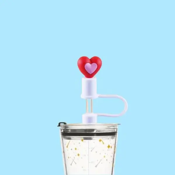 A Cute Straw Stoppers with Straw