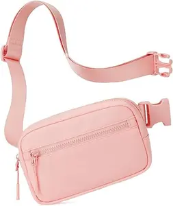 Belt bag Fanny pack crossbody bags for women Everywhere belt bag (pink)