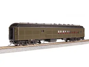 Broadway Limited Imports (9121) | Coach-Baggage Combine | Unlettered Pullman Green | HO Scale