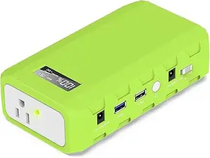 Portable Power Station 88Wh, Solar Generator Power Bank with AC outlet, 110V Portable Laptop Charger for Home Backup Outdoor Emergency RV Van Hunting