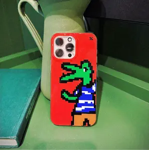Crocodile phone case Red Colorful Cute Green for iPhone 13/13 Pro/13 Pro Max/14 Pro/14 Pro Max