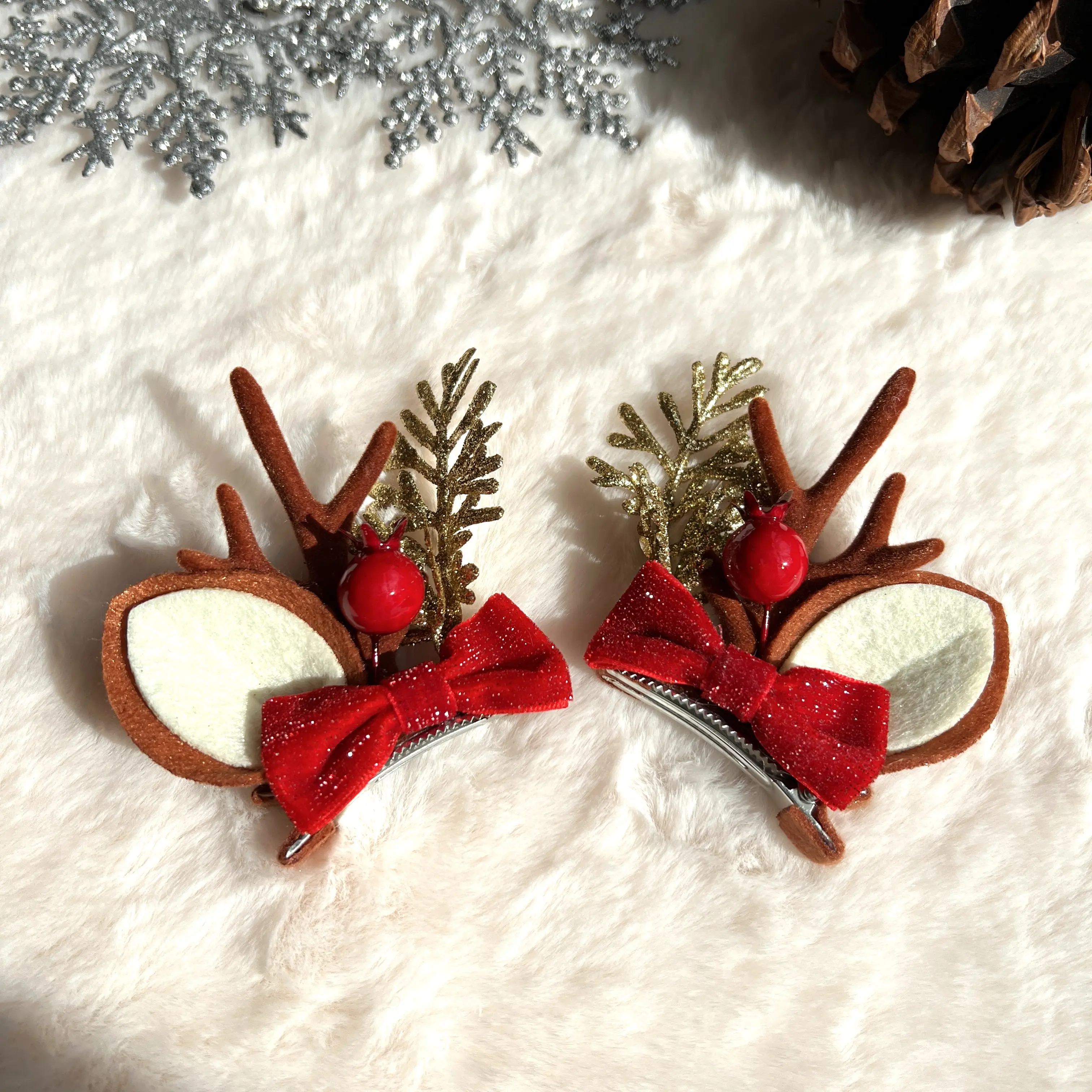 Cute Christmas Hair Clip Christmas Hair Accessories Decorations