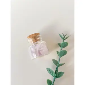 Kunzite Crystal Potion Bottle