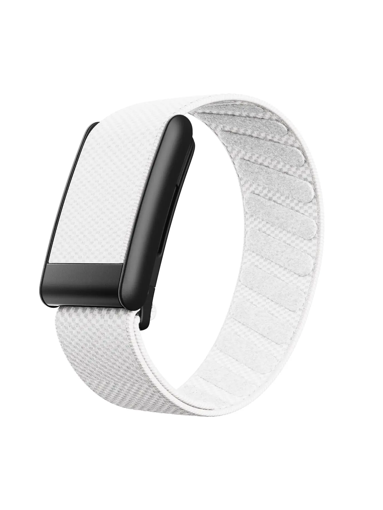 Unisex SuperKnit Wearable Band in White, Breathable Fitness Accessories with an Adjustable Secure Fit for Gym & Running, Tracker Not Included
