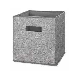 Whitmor Fabric Storage Cube, Gray