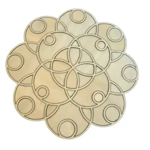 Circle Wooden Mandala Coloring Kit | Adult Coloring | Wood Art | Custom | Home Decor | Paint Markers