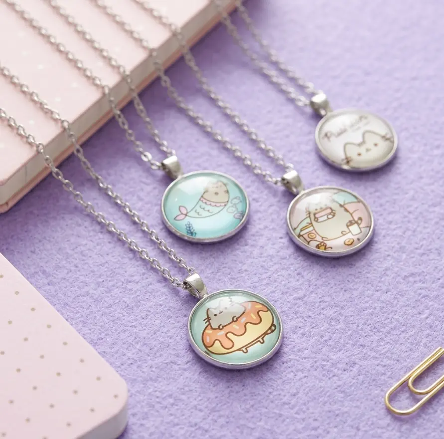 Kawaii Pusheen Charm Necklace