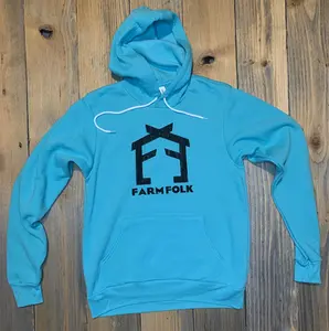 Farm Folk Hoodie (Teal)