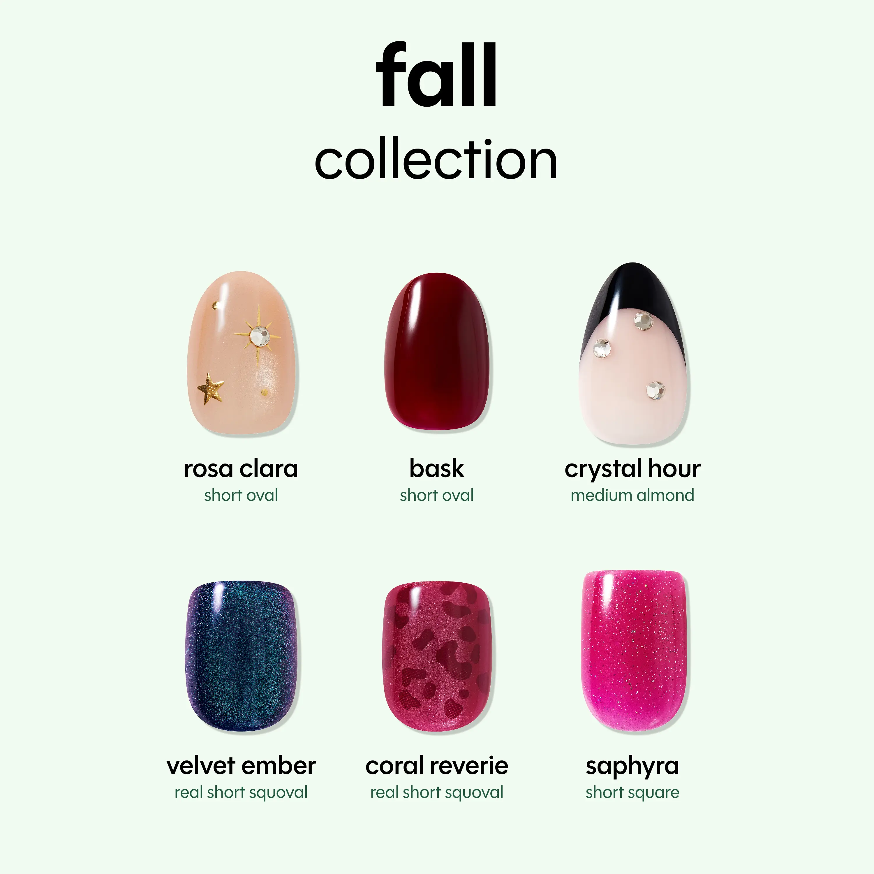 Impress Fall No Glue Press-On Nail Collection