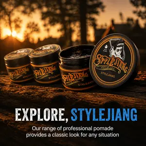 Pomade Firme (Strong) Hold 4 oz, 1 Pack - Pomade For Men - Medium Shine Water Based Wax Like Flake Free Hair Gel - Easy To Wash Out - All Day Hold For All Hair Styles