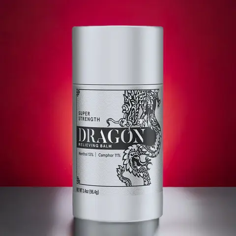 Dragon Balm Super Strength Muscle Recovery Balm Roll-Up 3.4oz | Fast-Absorbing Workout Recovery & Daily Discomfort Care | Moisturizing Smooth Menthol