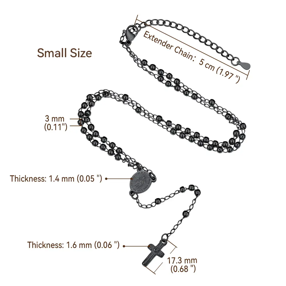 Small Virgin Mary-Black