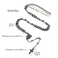 Small Virgin Mary-Black