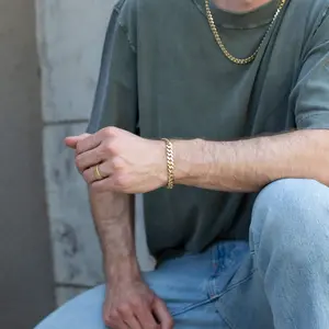 Gold Monaco Bracelet