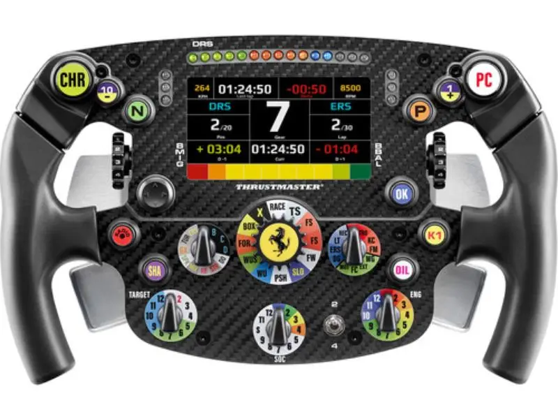 Thrustmaster 663296427458 Ferrari SF-25 Add-On Formula Wheel for PC