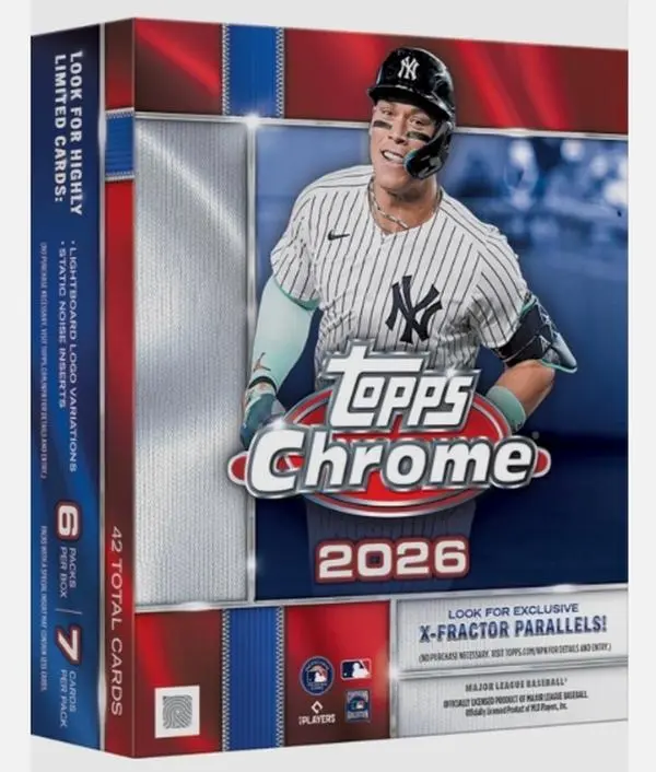 2026 Topps Chrome Baseball Mega Box