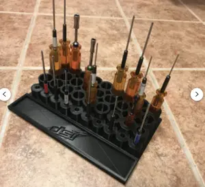 MIP Tool Rack Deluxe Version - 3d Printed radio controlled tool holder.