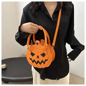 Pumpkin crossbody shoulder bag fun cosplay bag Candy Bag