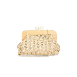 8 Other Reasons Woven Frame Clutch in Natural