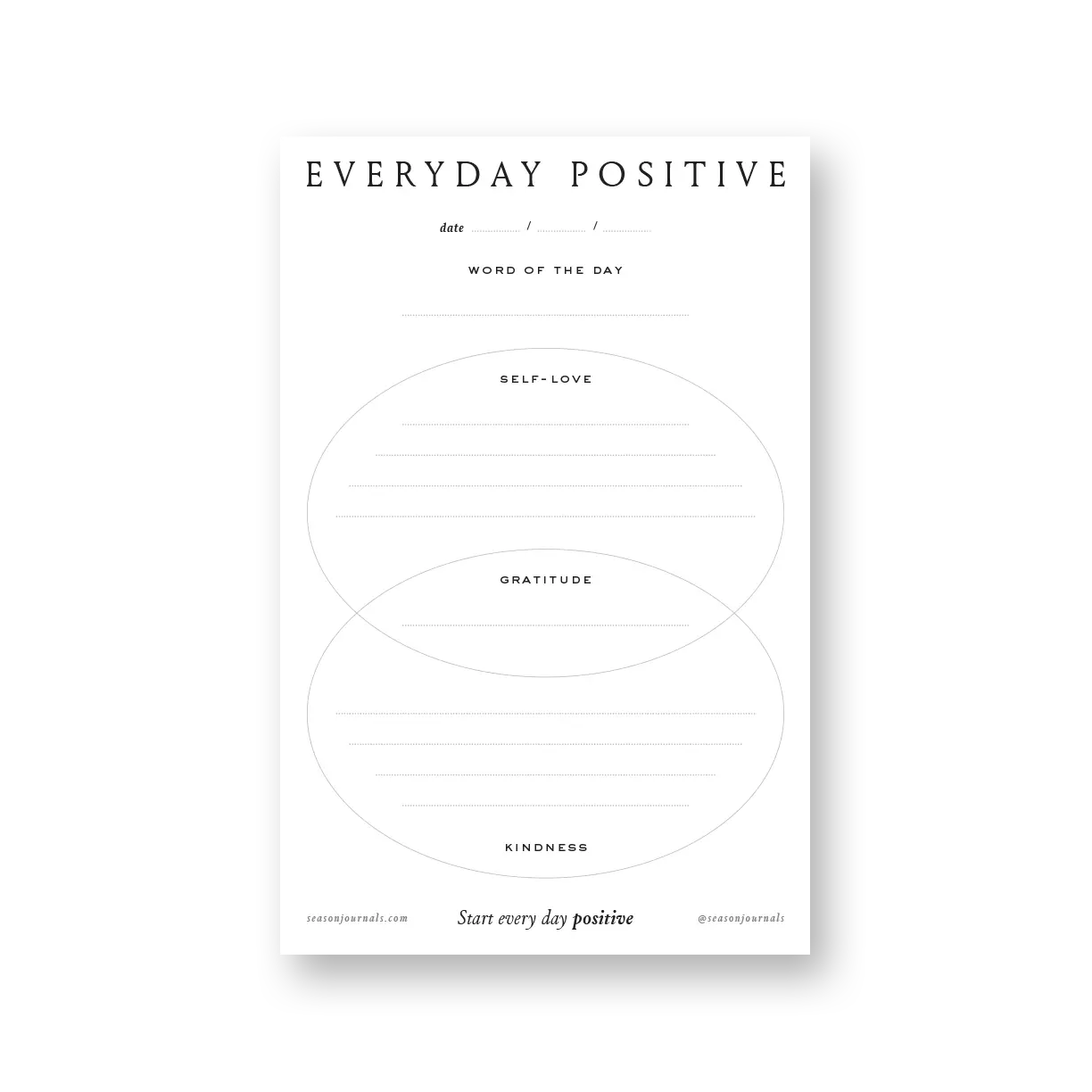 Everyday Positive Notepad - TikTok Shop