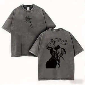 Seven Deadly Sins Escanor Oversized Tee - Pride Sin Retro Graphic Heavy Cotton Unisex Anime Streetwear Gift For Fans