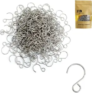 300 count  Beads S Shape Hooks DIY for Arts  Crafts, Chandelier Suncatchers,Homemade  Making  Lamps,  Curtain,  Garland()