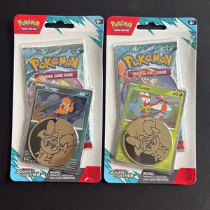 Pokemon Journey Together Single Pack Blister 2 Pack Featuring Yanma and Scraggy Promo card & Coin - Pokemon Trading Card Game