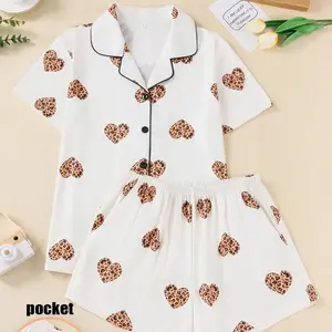 Short Sleeve Pajama Set – Soft & Breathable Sleepwear | Comfortable Everyday Loungewear