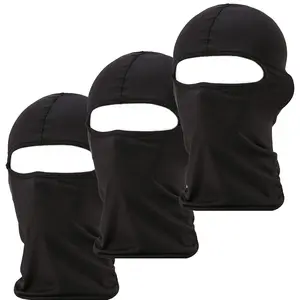 3 Pack Men Women Cotton Balaclava Ski Mask – UV Protection Motorcycle Scarf & Summer Cooling Neck Gaiter