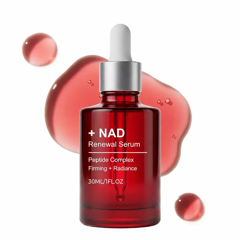 NAD+ Firming Facial Serum | NAD+, EGF, Collagen Extract, Anti-aging, Plumping, Radiance Boosting, Brightening Serum | Cares for Look of Fine Lines, Skin Elasticity & Firmness For Youthful-looking Skin (30ml / 1.01 fl. oz.) | Korean Skincare, K-Beauty