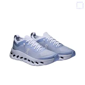 Lightweight Cushioned Running Sneakers | Breathable Knit Upper Hollow Shock-Absorbing Sole | For Daily Jogging Walking | Reduces Foot Fatigue All Day