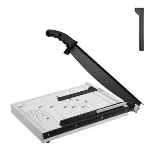VEVOR Paper Cutter, Guillotine Trimmer, 15 Cut Length, 16 Sheets Capacity, Heavy Duty Guillotine Paper Cutter with Guard Rail/Blade Lock for Cardstock/Cardboard, Paper Trimmer for Home Office School