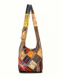 Jupiter Gear Kathmandu Collection Quilted Patchwork Hobo Bag