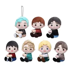 SEGA BTS TinyTan Dynamite - RM, Jin, Suga, J-Hope, Jimin, V, Jungkook MP Kuttsuki Mini Plush Keychain