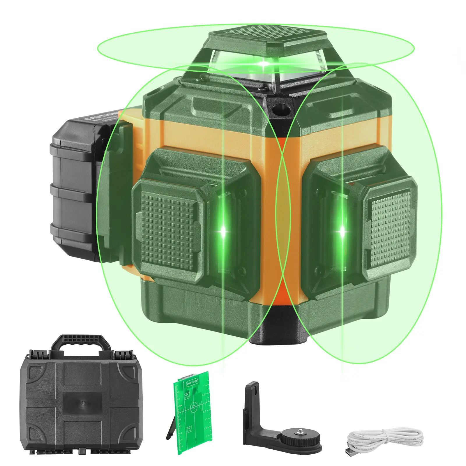 【summerfinds】VEVOR Laser Level, Various specifications, IP54 Waterproof Remote Control Manual Self-leveling Mode & 5h Continuous Working Time Line Laser, Battery Include, Rotary Laser Level