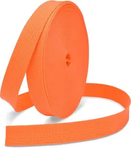 Polypropylene Webbing Strap 3/4" Durable Poly Strapping 12 Yards 3/4 inch Wide Webbing Strap for Backbag,Pool Solar Cover,DIY Crafting,Pet ,Outdoor Gear