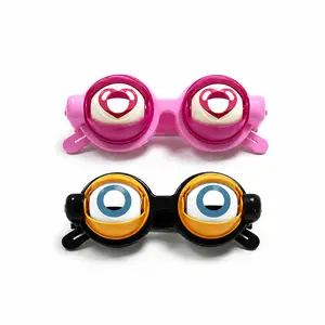 2026 New Kinetic Crazy Eyes Glasses, Funny Moving Eye Novelty Eyewear with Creative Optical Illusion Design, Perfect for Halloween Parties, Cosplay Costumes, Festival Events, Dress-Up and Party Decoration Use