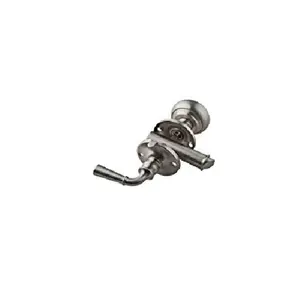 212 MAIN Satin Nickel Storm Door Latch - V1953 Model, Door Hardware, Outside Knob with Built-In Locking Mechanism for Sailing Water Sports