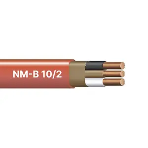250ft Roll 10/2 NM-B Gauge Copper Romex Wire Ground Cable 250ft Roll 10/2 NM-B Gauge Copper Romex Wire Ground Cable