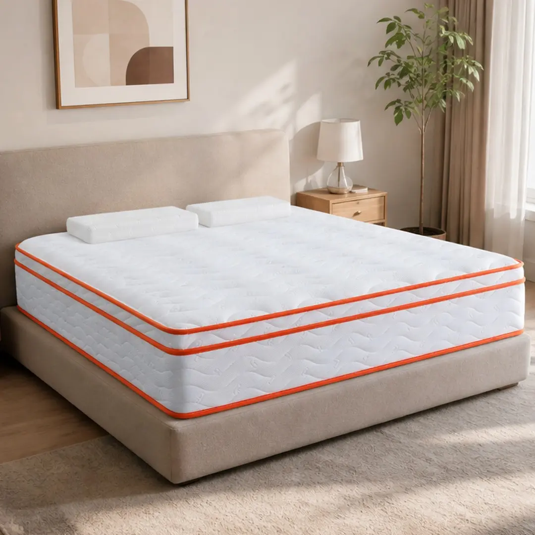 ARCH 10 Inch Hybrid Mattress in a Box, Twin/Full/Queen/King/Twin XL Options, Memory Foam and Individually Wrapped Pocket Coils, Medium Firm Feel, CertiPUR-US Certified, Fiberglass Free, Breathable, Pressure Relief, Motion Isolation, Bedroom Use