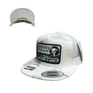 Lazy J Hat - White Camouflage Shafter