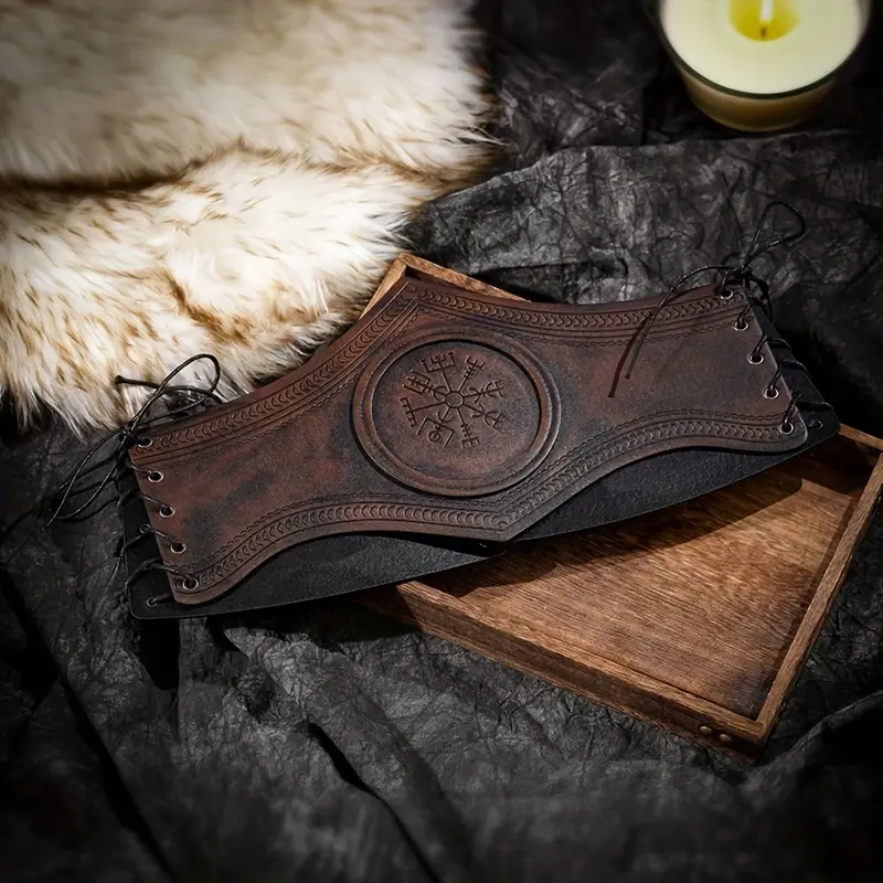 Viking Queen Elegant Corset Waistband, Vintage Medieval Rune Warrior Belt, Halloween LARP Renaissance Witch Queen Elf Fairy Cosplay Accessory, No Feather