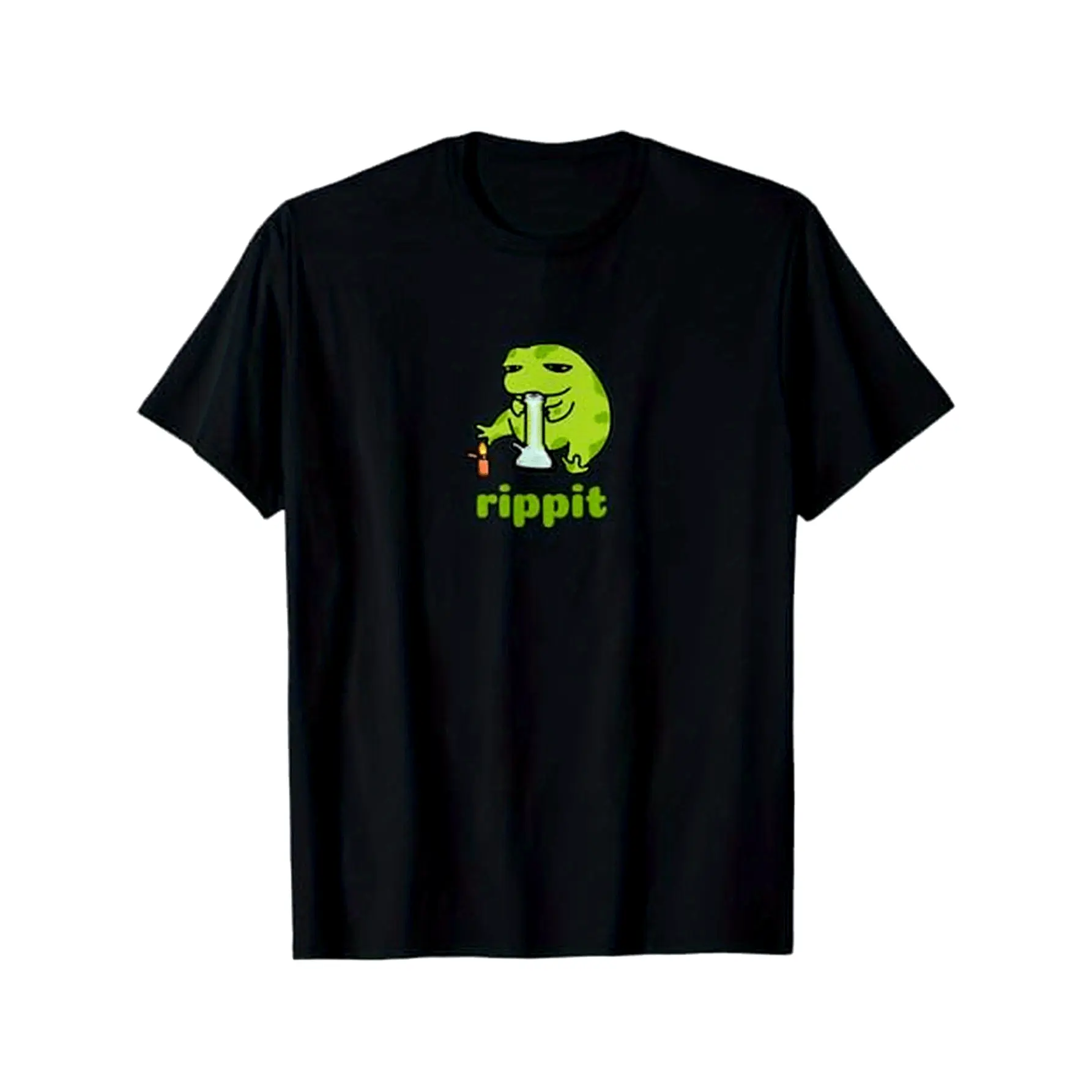Funny Frog Graphic T-Shirt for Men, Buttery Soft and Breathable 100% Cotton Fabric with a Relaxed Fit Crew Neck