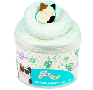 Original Squishmallows Premium Cloud Slime - Cam The Cat, Coconut Scent