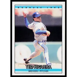 Ted Higuera 1992 Donruss #294 Milwaukee Brewers