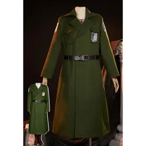 [Officially Licensed] Attack On Titan & Micotaku Survey Corps Trench Coat Cosplay Costume