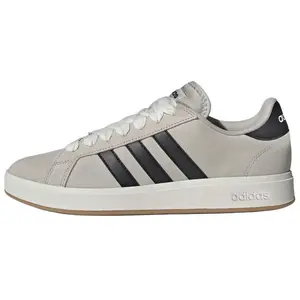 Adidas Grand Court Base 00s Low-Top Sneakers for Men in Gray-Brown, Soft Comfortable Thin Sole and Durable Casual Wear Trending Shoes, House White Official Shoes to Get / Maison Mihara