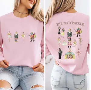 [Sale off up to 50%] Nutcracker Sweatshirt, Christmas Nutcracker Crewneck, Christmas Hoodie, Nutcracker Ballet Sweater, Christmas Party Sweatshirt, Xmas Gift