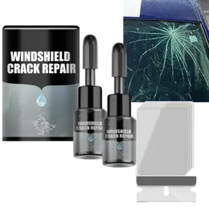 Crack Fix Pro Kit, Windshield Crack Repair, Glass Repair Liquid for Cracks, for Chips and Cracks, Effective Car Window Maintenance