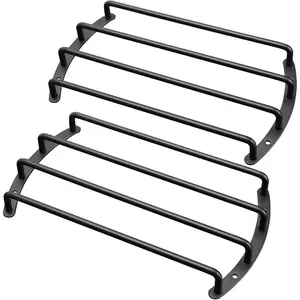 Speaker Grill Cover Metal Bar Grille for Audio 10 Inches Speaker,Subwoofer Grill Grille Cover 4 Bars- Pack of 2